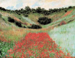 We will be studying the work of Claude-Monet as we paint his "Field of poppies at Giverny"